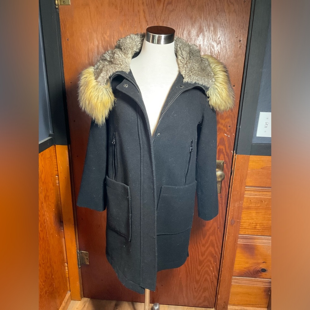 Vince Camuto winter coat with faux fur lined hood